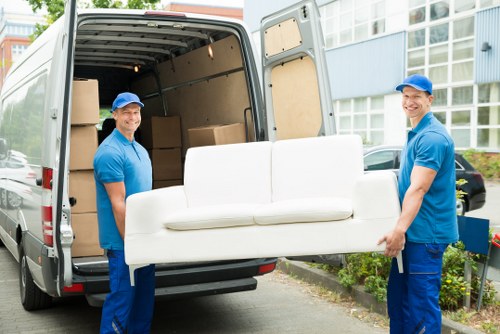 Fulham movers assisting with a residential relocation in West London