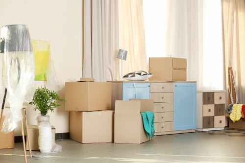 Removal team planning a house move in Fulham