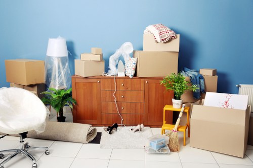 Professional Fulham removals team loading furniture on the same day