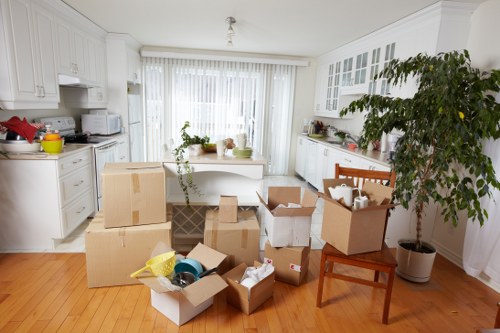 People using Fulham storage for moving and decluttering