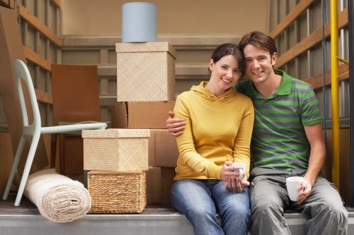 Fulham Movers team working safely during relocation