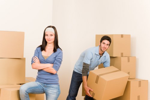 Moving day packing and loading for a Fulham home relocation