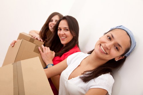 Secure moving of office furniture and technology as part of a Fulham relocation