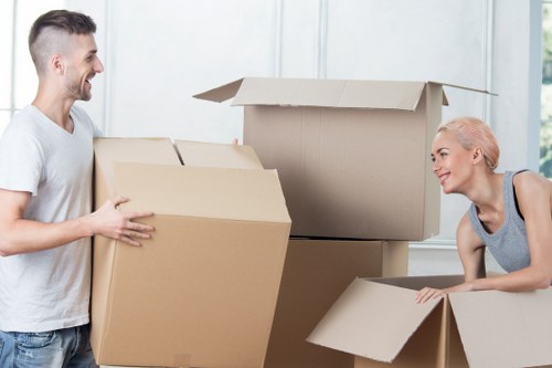 Fulham movers handling a carefully planned residential relocation