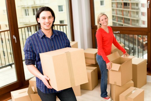 Flat removal service for a property in Fulham